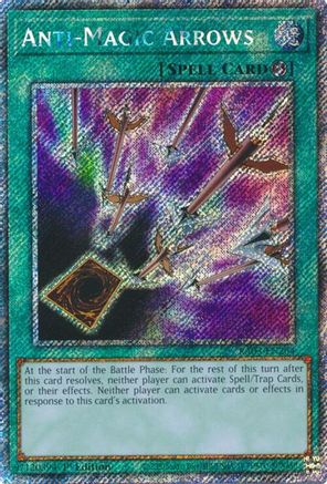 Anti-Magic Arrows (Platinum Secret Rare) (RA03-EN264) - Quarter Century Bonanza 1st Edition