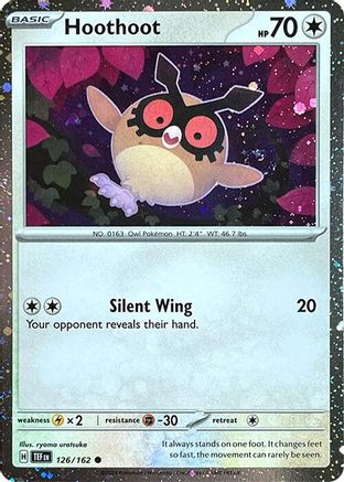 Hoothoot 126/162  - Holofoil SV Scarlet & Violet Promo Cards - Promo