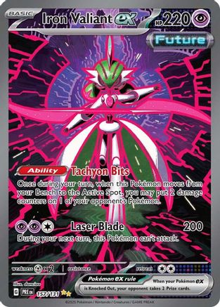 Iron Valiant ex 157/131  - Holofoil SV Prismatic Evolutions - Special Illustration Rare