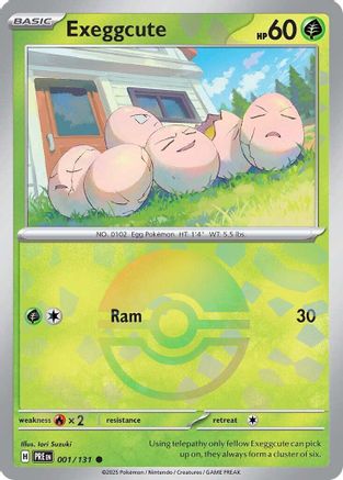 Exeggcute (Poke Ball Pattern) 001/131  - Holofoil SV Prismatic Evolutions - Common
