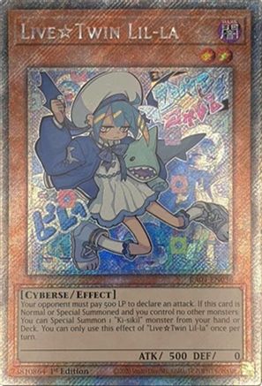 LiveTwin Lil-la (Platinum Secret Rare) (RA04-EN036) - Quarter Century Stampede 1st Edition