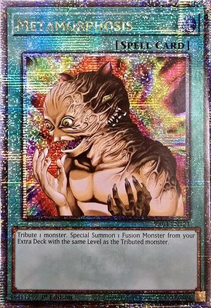 Metamorphosis (Quarter Century Secret Rare) (RA04-EN123) - Quarter Century Stampede 1st Edition