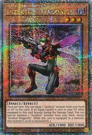 Inzektor Dragonfly (Quarter Century Secret Rare) (RA04-EN172) - Quarter Century Stampede 1st Edition