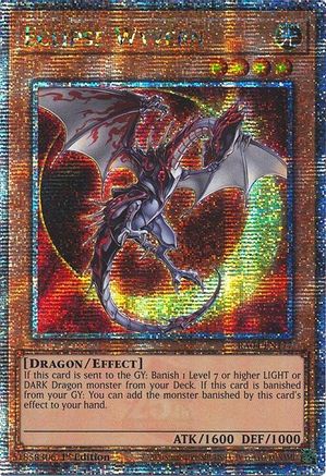 Eclipse Wyvern (Quarter Century Secret Rare) (RA04-EN177) - Quarter Century Stampede 1st Edition