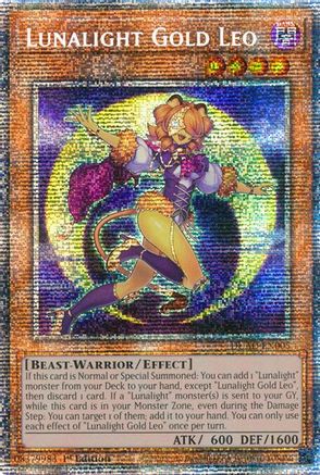 Lunalight Gold Leo (Starlight Rare) (DUAD-EN005) - Duelist's Advance 1st Edition