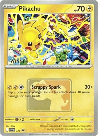 Pikachu 225  SV Scarlet & Violet Promo Cards - Promo