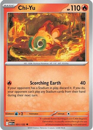 Chi-Yu 031  ME01 Mega Evolution - Uncommon