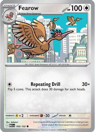 Fearow 103  ME01 Mega Evolution - Common